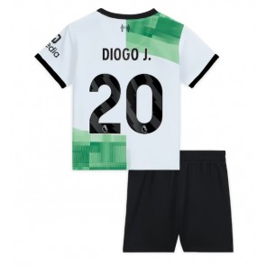 Liverpool Diogo Jota #20 Replica Away Stadium Kit for Kids 2023-24 Short Sleeve (+ pants)